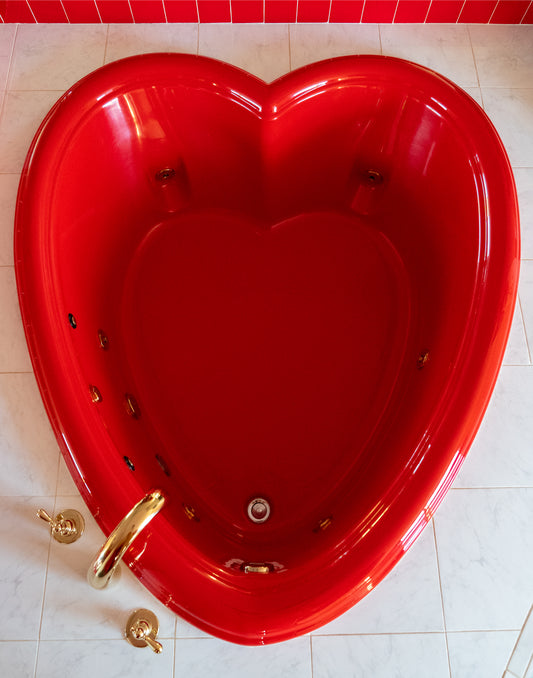 Red Empty Heart - Print